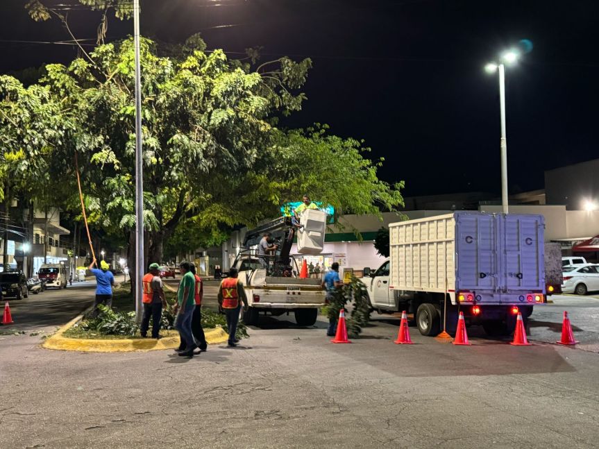 Gobierno municipal implementa programa para mejorar iluminación en calles y&nbsp;avenidas