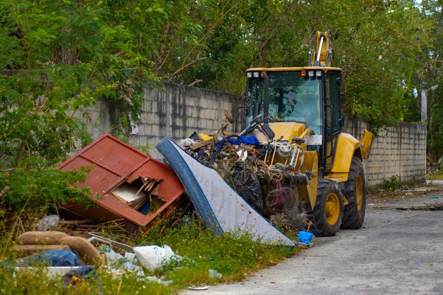 Gobierno municipal elimina basurero clandestino. Se retiraron más de 36 toneladas de&nbsp;residuos