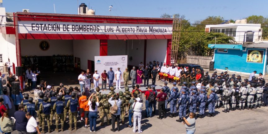 Chacón encabeza banderazo de inicio del operativo vacacional de Semana Santa 2025 en&nbsp;Cozumel