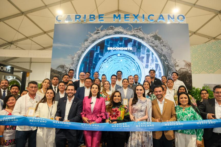 Inaugura Mara Lezama Pabellón del Caribe Mexicano en el Tianguis Turístico de México&nbsp;2025