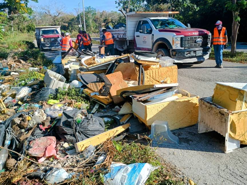 Administración de Chacón Méndez atiende reportes ciudadanos para mantener un Cozumel limpio y&nbsp;seguro.