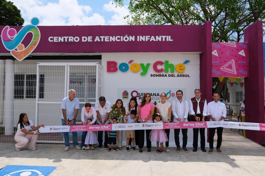 Inauguran Mara y Vero Lezama Espinosa el CAI Bo’oy Ché para la educación de hijas e hijos de trabajadores del sector&nbsp;turístico