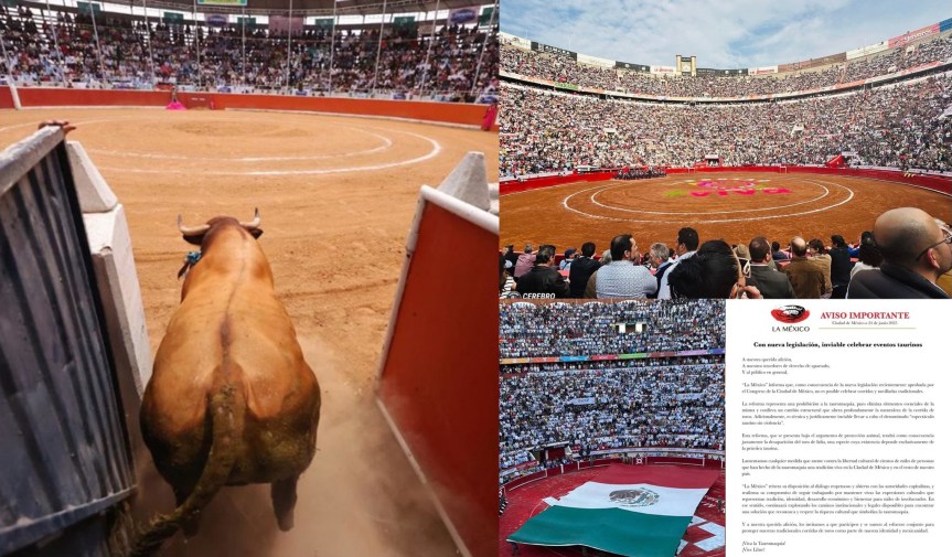 La Plaza de Toros México se despide de las corridas por nueva&nbsp;ley