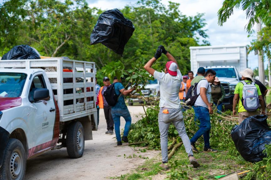 Chacón atiende solicitud ciudadana con jornada de limpieza en la colonia Félix&nbsp;González