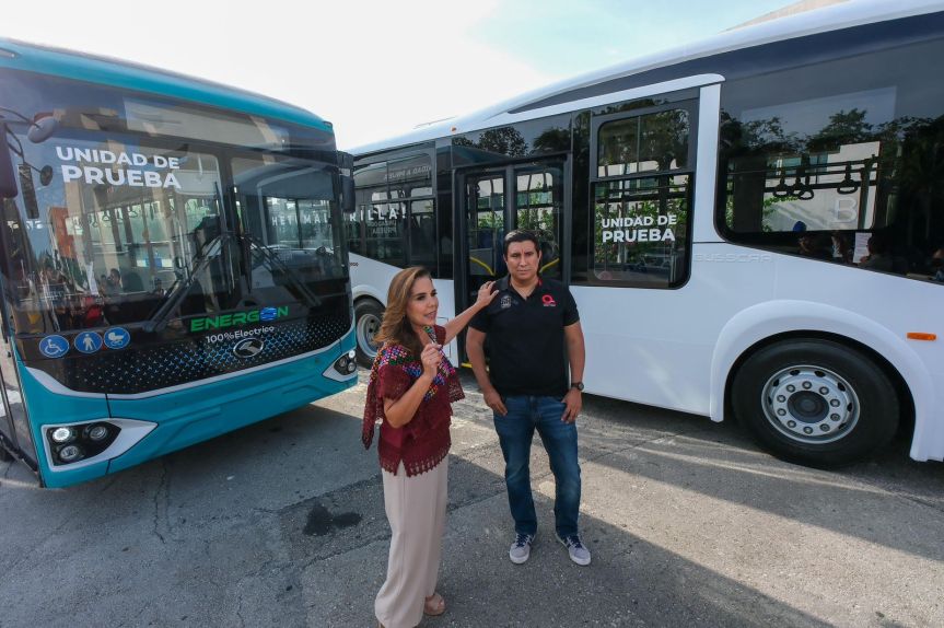 Inicia la transformación del transporte público en Chetumal con la presentación del Plan Estratégico de Movilidad: Mara&nbsp;Lezama