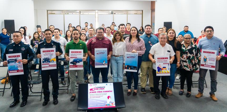 José Luis Chacón, lanza el Programa “Conduce con Vida, Cozumel Seguro” para prevenir accidentes de&nbsp;tránsito