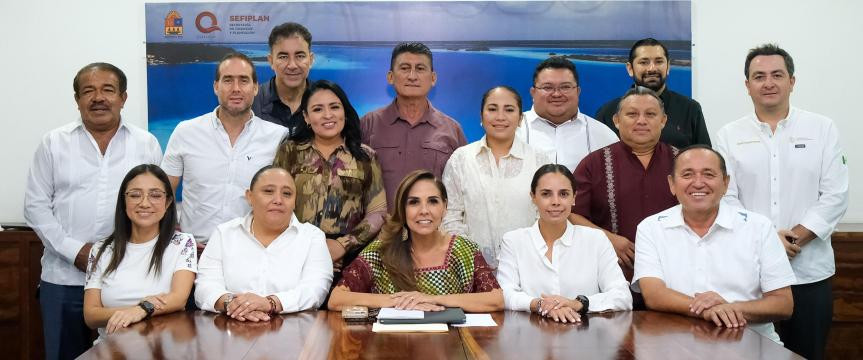 Mara Lezama encabeza reunión estratégica con presidentas y presidentes municipales de Quintana&nbsp;Roo