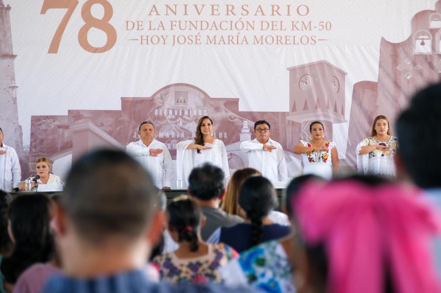 José María Morelos escribe la historia del presente y futuro desde el piso firme de la Cuarta Transformación: Mara&nbsp;Lezama