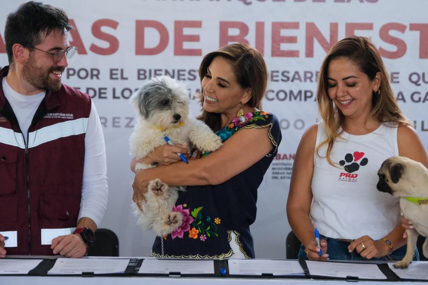 Por primera vez en Quintana Roo, Mara Lezama impulsa Caravanas de Bienestar Animal para proteger y mejorar la calidad de vida de las&nbsp;mascotas