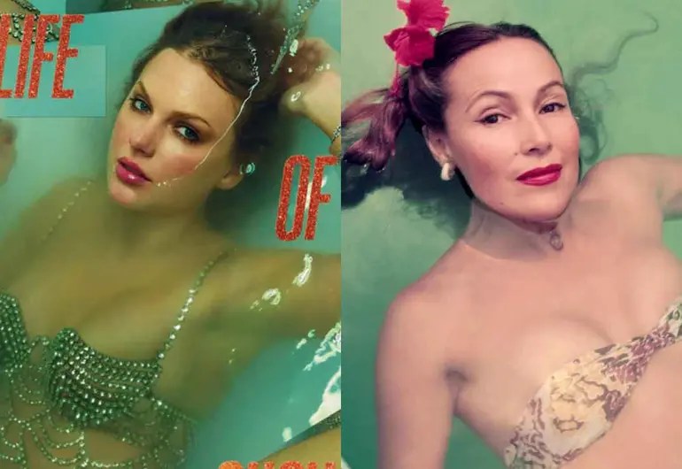 Taylor Swift vs. Dolores del Río; portada de su nuevo disco desata comparaciones con la icónica&nbsp;actriz