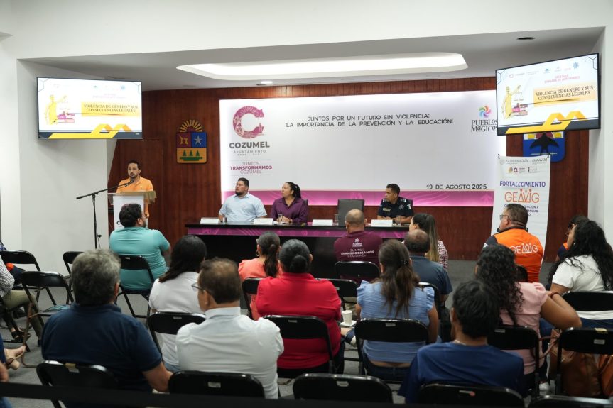 Cozumel avanza con acciones de prevención de la violencia de&nbsp;género