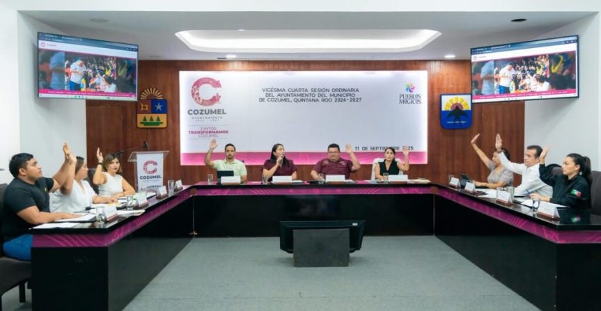 Cozumel avanza con aprobación de iniciativas de infraestructura, derechos humanos y salud&nbsp;pública