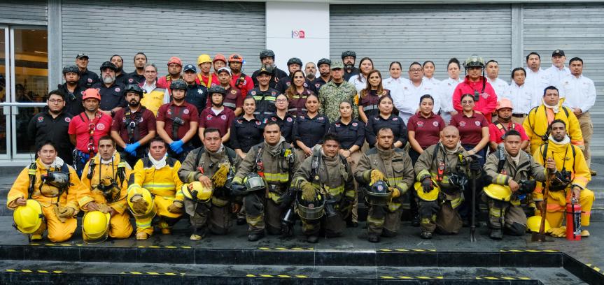 Encabeza Mara Lezama histórico simulacro de protección civil en el que participaron más de 130 mil personas en Quintana&nbsp;Roo