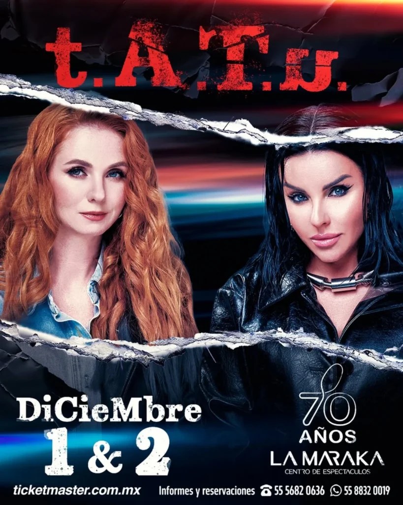 t.A.T.u. regresa a México tras 10 años de&nbsp;ausencia