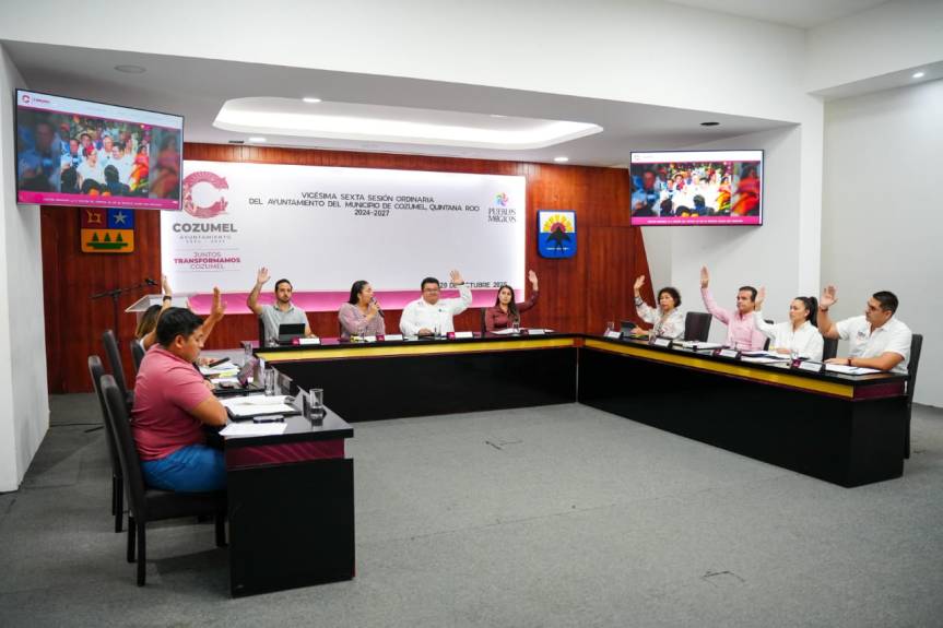 Cozumel avanza con aprobación de iniciativas de salud pública, educación e&nbsp;infraestructura