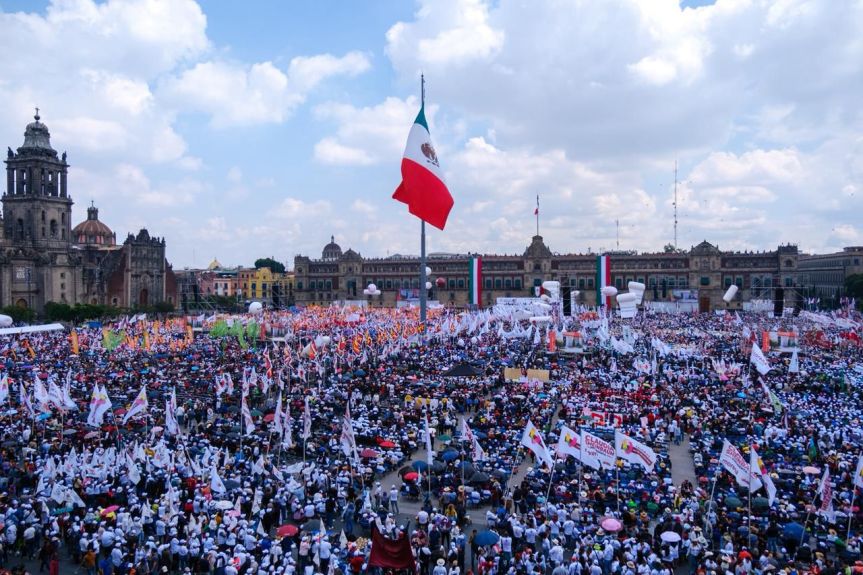 Quintana Roo respalda a Claudia en histórica rendición de cuentas ante más de 400 mil personas: Mara&nbsp;Lezama