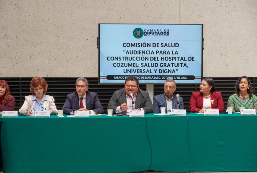 Inicia Chacón reunión con la Comisión de Salud del Congreso de la Unión para gestionar recursos para la construcción de un hospital en&nbsp;isla