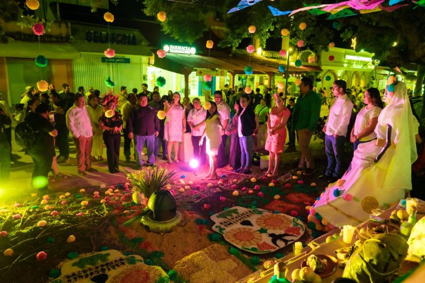 Chacón consolida el Festival de Día de Muertos con exitosas actividades en el emblemático parque Benito&nbsp;Juárez