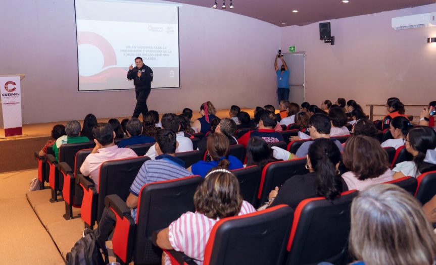 Cozumel fortalece la prevención y atención de la violencia en los centros&nbsp;escolares