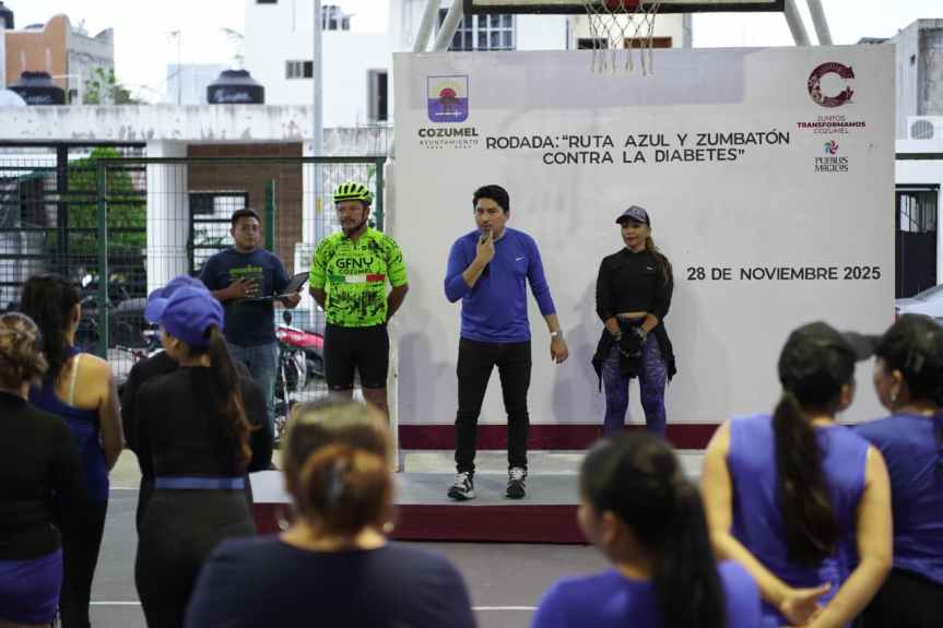 Gobierno de Cozumel impulsa activación física como medida preventiva contra la&nbsp;diabetes