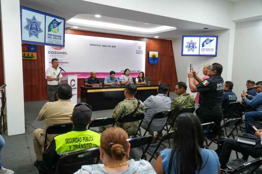 Gobierno de Cozumel impartió plática sobre el operativo “Buen Fin 2025” para garantizar compras seguras y&nbsp;ordenadas