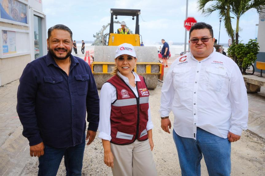 Inicia rehabilitación de calles del centro de Cozumel con recursos del Fideicomiso Crucerista para beneficio directo de familias y&nbsp;visitantes