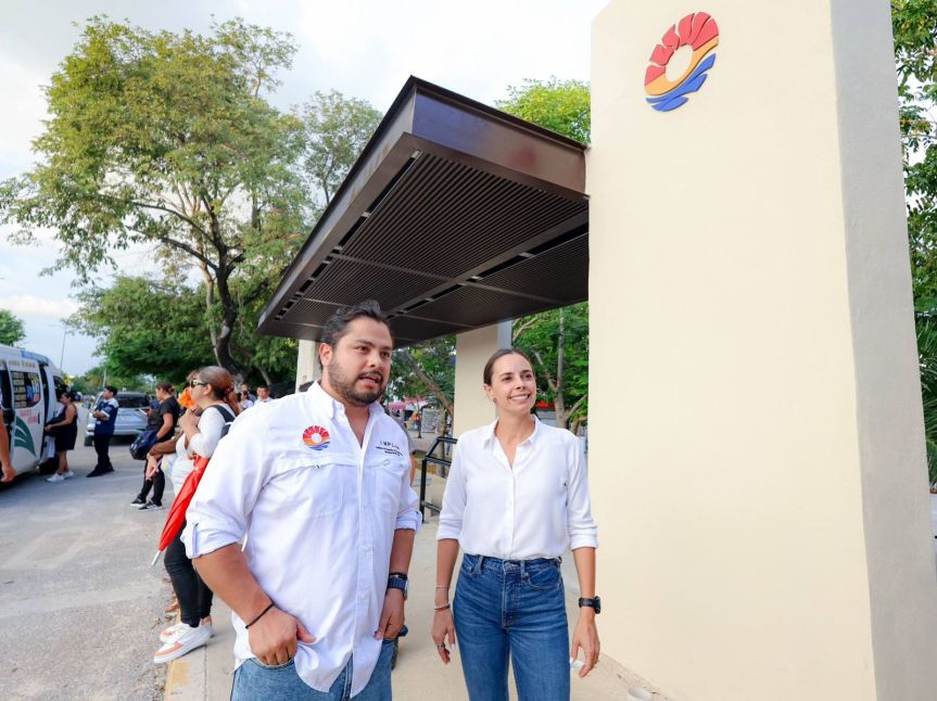 Avanza modernización de paraderos de Av. Tulum: Ana Paty&nbsp;Peralta