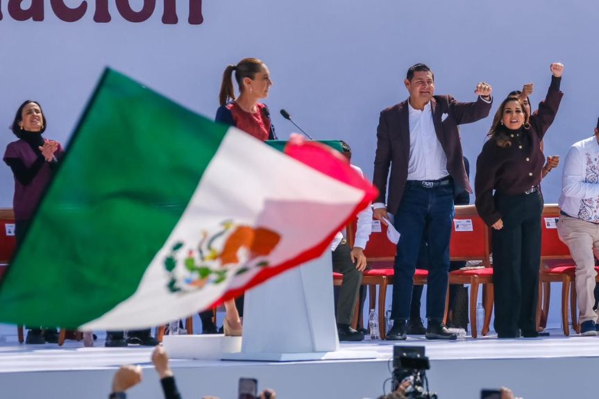 Respaldo absoluto de Mara Lezama y más de 600 mil personas a la 4T, que celebra 7 años con Andrés Manuel López Obrador y consolida Claudia&nbsp;Sheinbaum