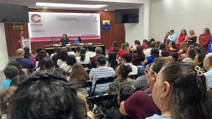 Clausura de talleres del Comité Municipal de la Mujer&nbsp;COMUMU