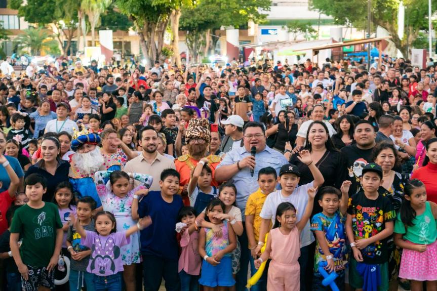 Chacón celebra a las niñas y niños con el festival de Reyes&nbsp;Magos