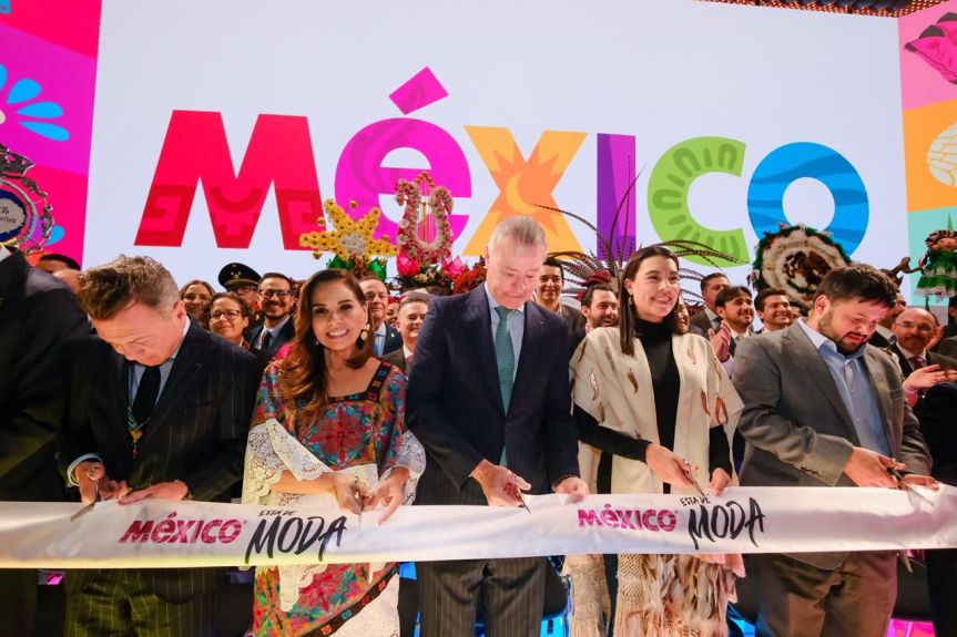 Participa Mara Lezama, junto con Josefina Rodríguez y Quirino Ordaz, en la inauguración del pabellón de México en FITUR&nbsp;2026