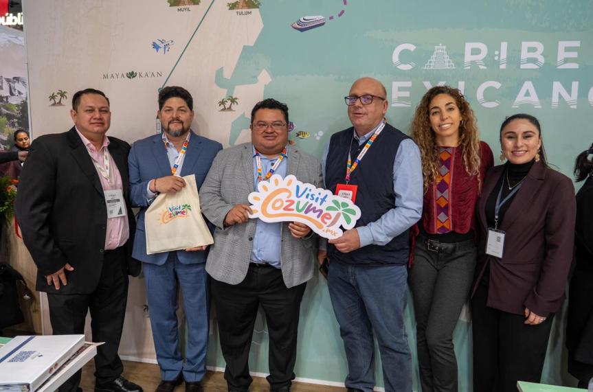 Cozumel consolida alianzas estratégicas en FITUR 2026 para fortalecer su conectividad aérea con&nbsp;Europa