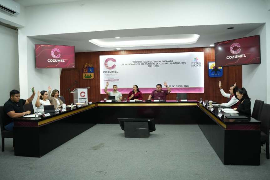 Aprueban informe semestral del Órgano Interno de Control y creación de la Gaceta Municipal de&nbsp;Cozumel