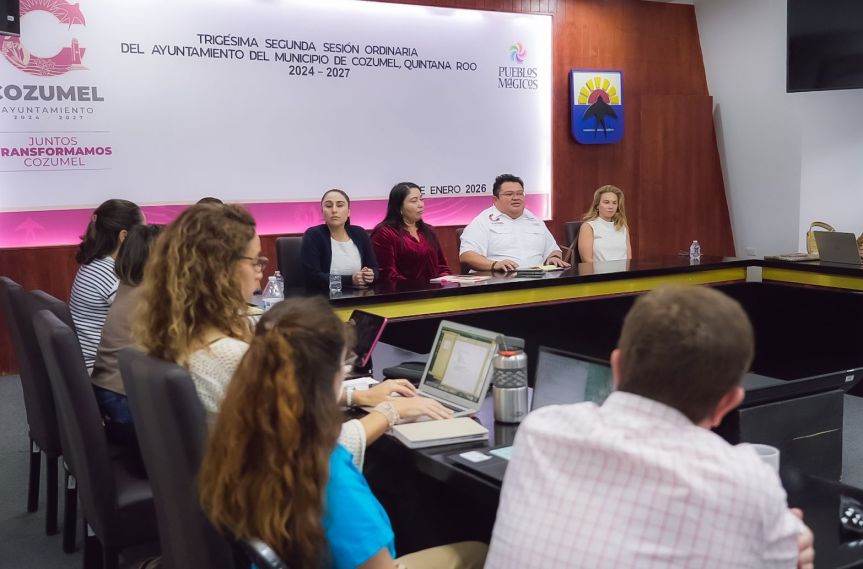Chacón y empresarios trabajan unidos en acciones a favor de&nbsp;Cozumel
