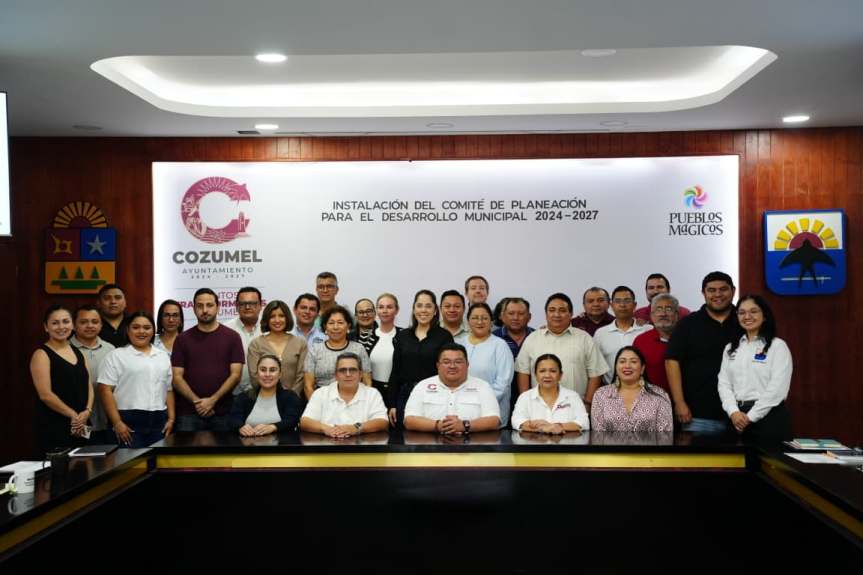 Cozumel fortalece su planeación estratégica con la reinstalación del COPLADEMUN&nbsp;2024-2027