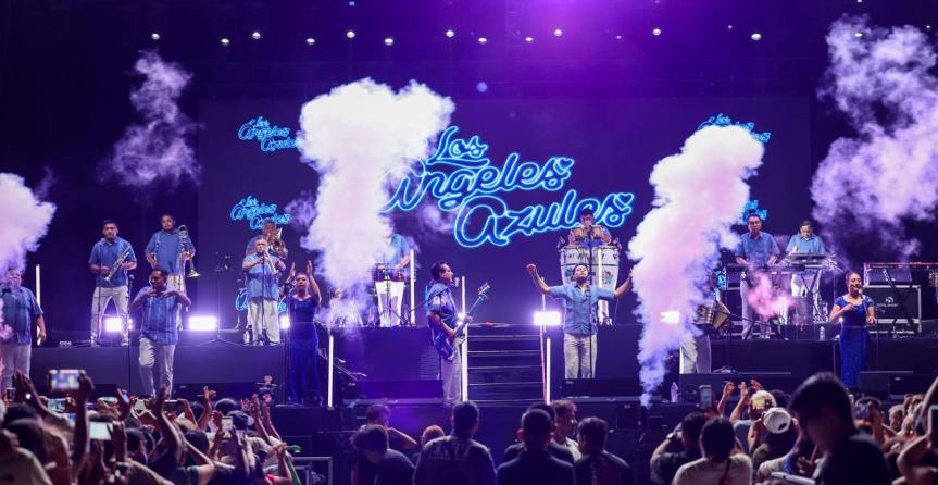 Más de 31 mil cancunenses celebran con “Los Ángeles&nbsp;Azules”