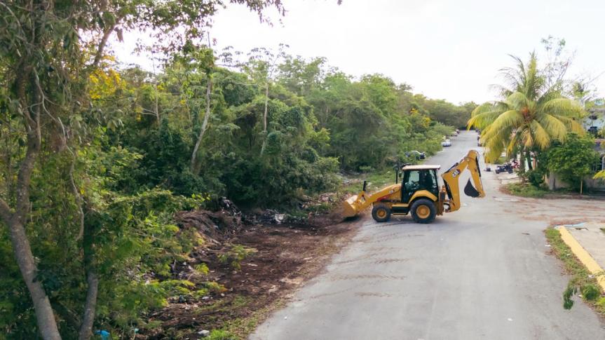 Chacón fortalece el orden urbano con acciones de libramiento de vía pública en&nbsp;Cozumel