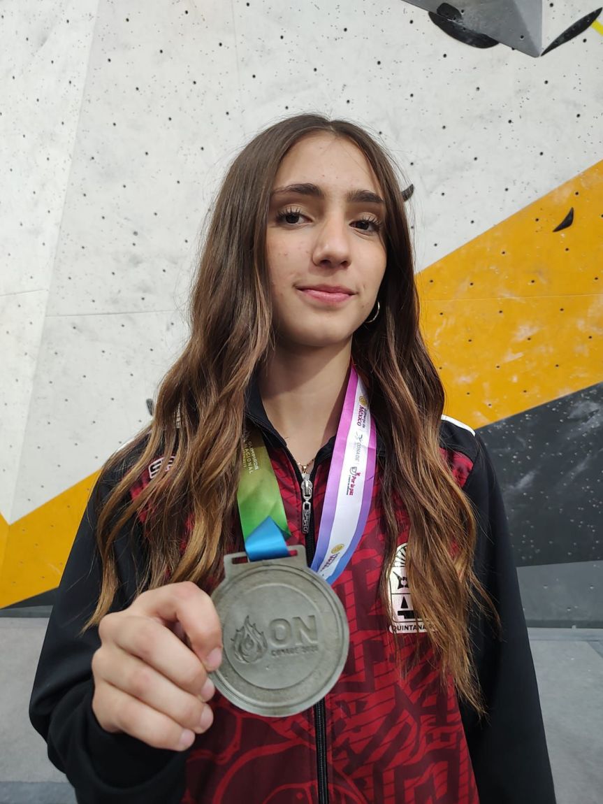 Conquista la atleta de Escalada Deportiva, Alaia Garay, la primera medalla para Quintana Roo en la Olimpiada Nacional CONADE&nbsp;2026