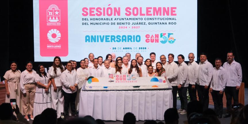 Cancún cumple 56 años con un llamado firme de Mara Lezama: construir juntos una sociedad fuerte, solidaria y con&nbsp;corazón