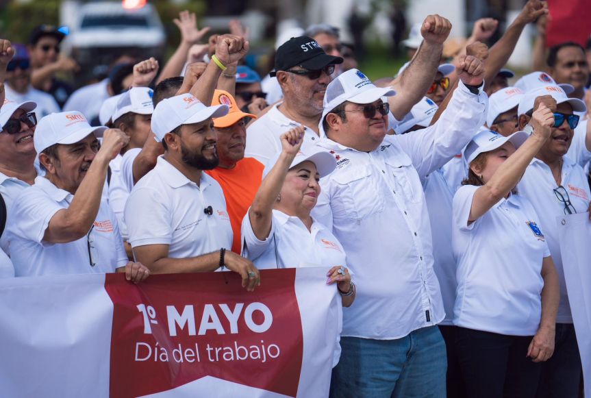 Chacón refrenda compromiso con clase obrera en el Día del&nbsp;Trabajo