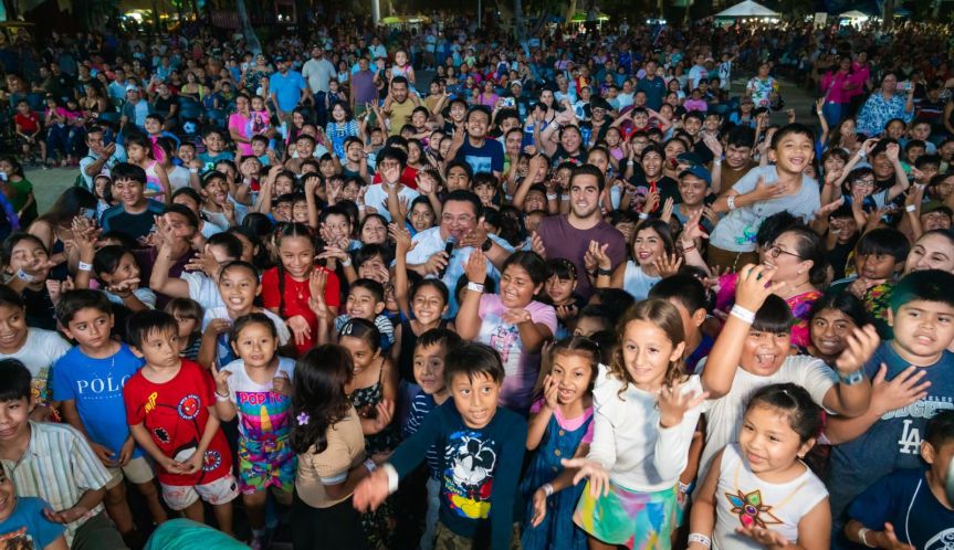 Chacón y Gino Segura celebran a la niñez en Cozumel con festival «Transformando Sonrisas&nbsp;2026»