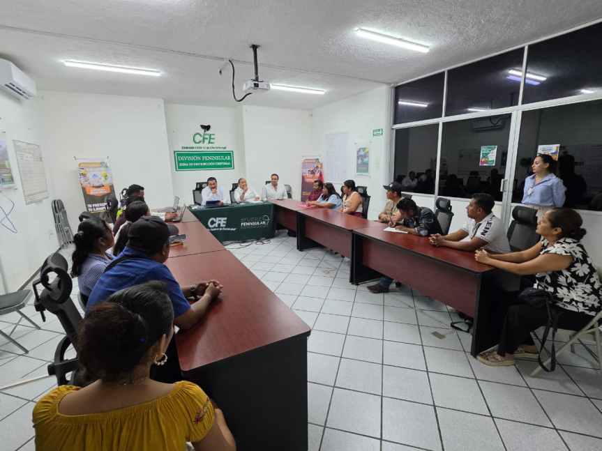 Encabeza Secretaría de Gobierno plan de acción con la CFE para fortalecer el servicio eléctrico en comunidades rurales del sur de Quintana&nbsp;Roo