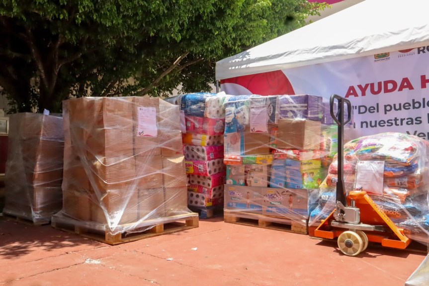 Salen de Chetumal dos camiones con ayuda humanitaria para damnificados en&nbsp;Venezuela