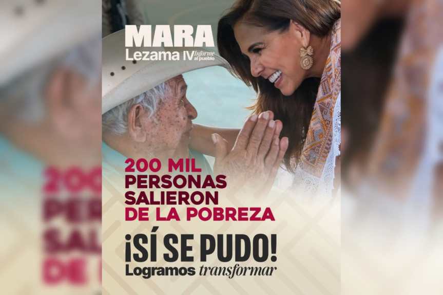 Sí se pudo: 200 mil quintanarroenses salieron de la&nbsp;pobreza