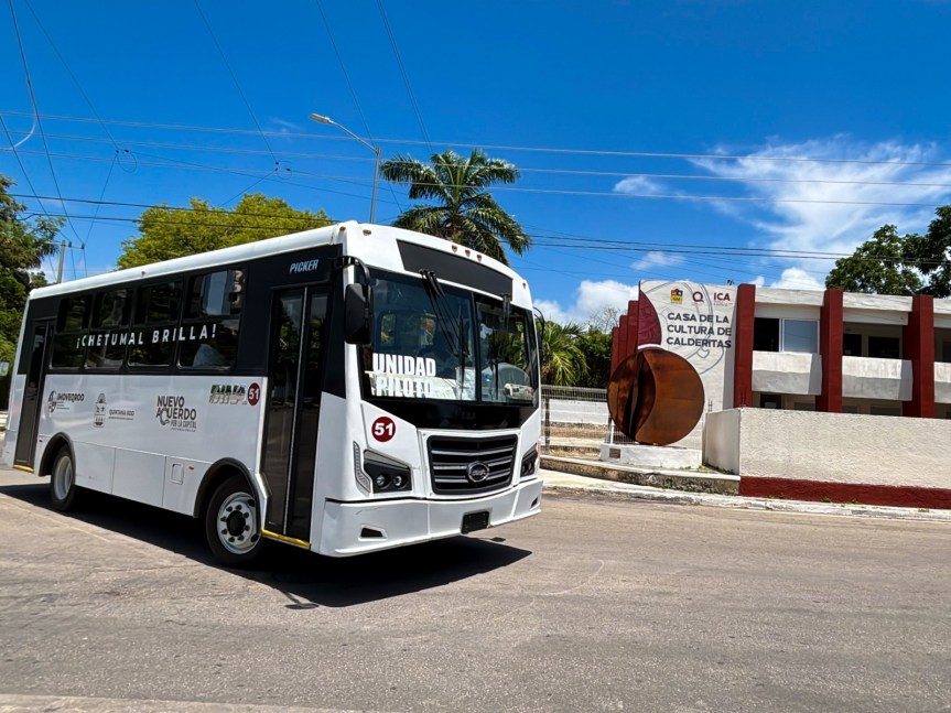 Atiende Gobierno de Quintana Roo demanda histórica de Calderitas con el inicio este lunes de la nueva Ruta&nbsp;Calderitas