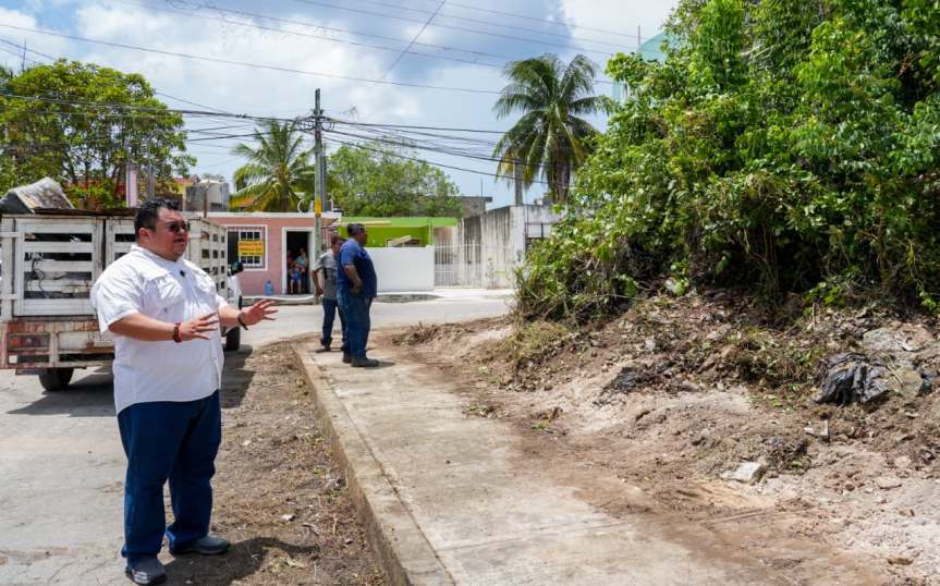 Chacón lleva la jornada Juntos Limpiamos Cozumel a la colonia&nbsp;Independencia