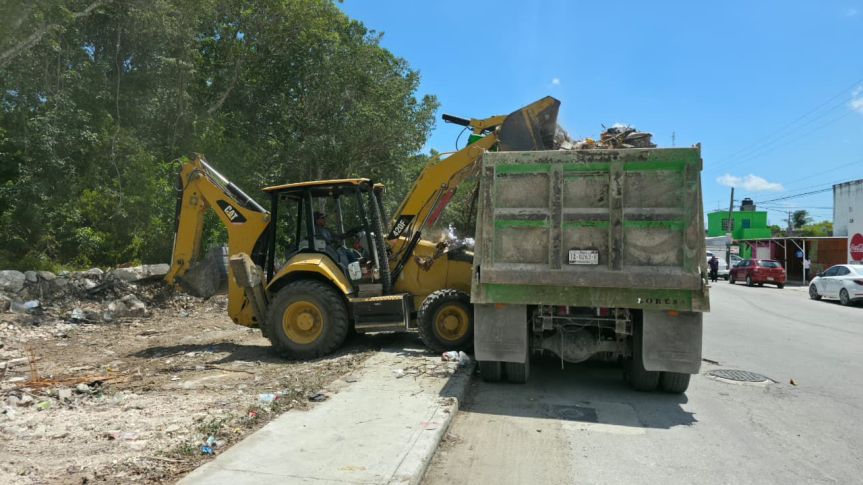 Refuerza Ayuntamiento de Benito Juárez labores de limpieza y mantenimiento en distintos puntos de la&nbsp;ciudad