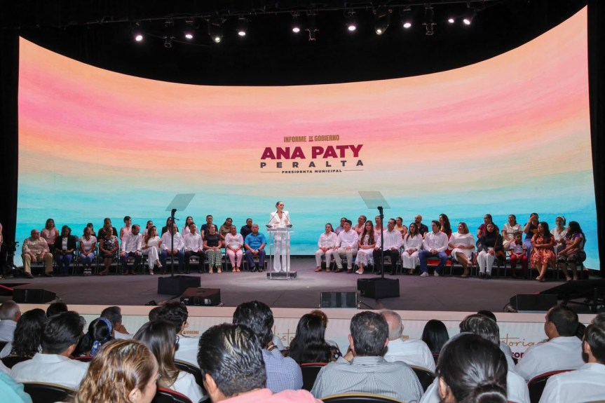 “Cancún tiene presente y futuro”: Ana Paty Peralta rinde su segundo informe de&nbsp;gobierno