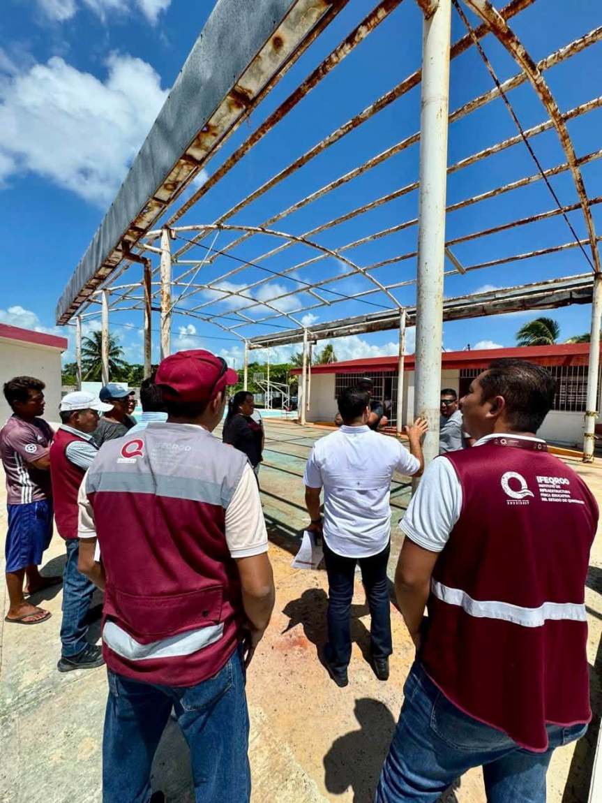 Refuerza IFEQROO atención a la infraestructura educativa en&nbsp;Xcalak