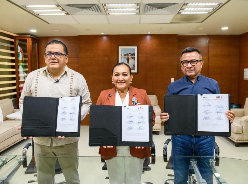 Firman SEQ y UTCH convenio de colaboración para fortalecer las capacidades profesionales de 455 figuras educativas de educación&nbsp;básica